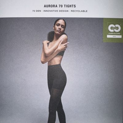 Wolford 70 Aurora Tights  Size: Small Color: Midnight 16011 - 12